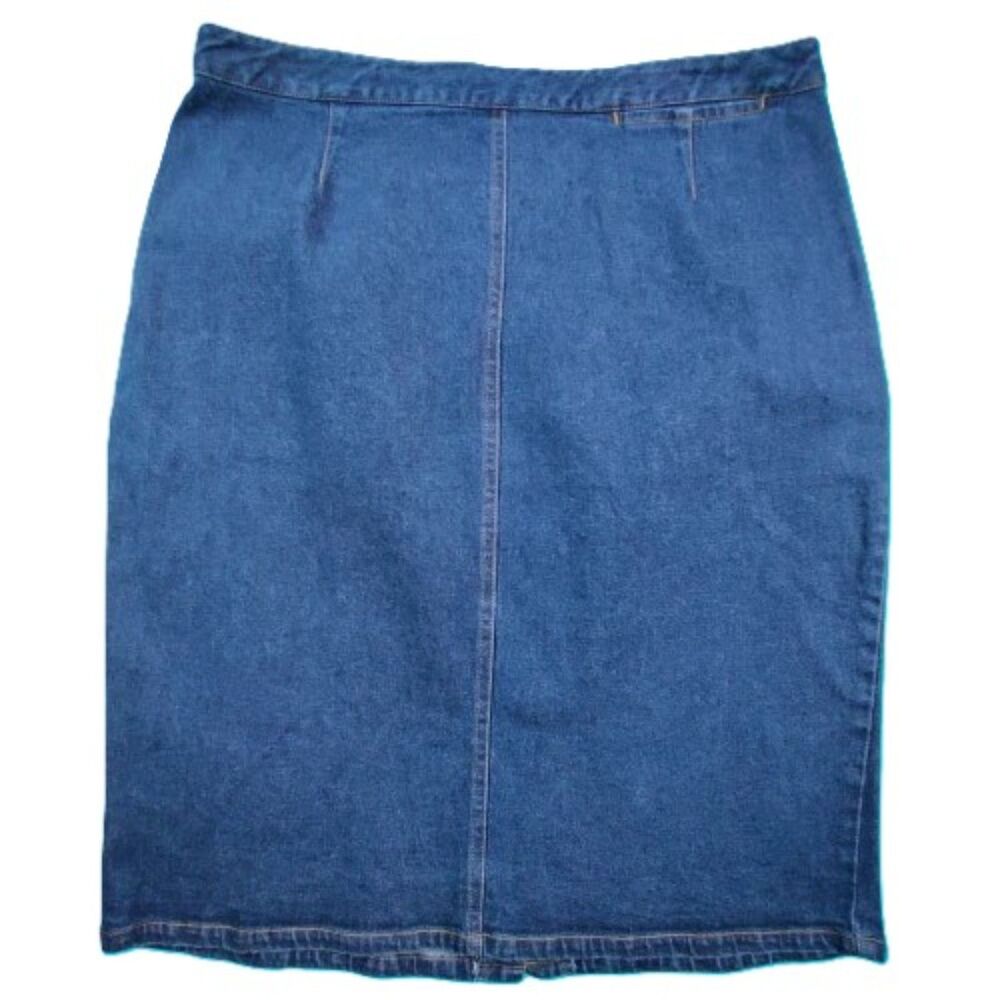 Isaac Mizrahi for Target Denim Skirt Women’s 12 Blue Stretch Pencil Midi